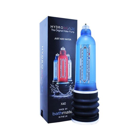 Bathmate - Hydromax 9 Blue Penis Enlargement Pump, Increase Up to 7cm in Length, 30% Thicker, 40% More Volume