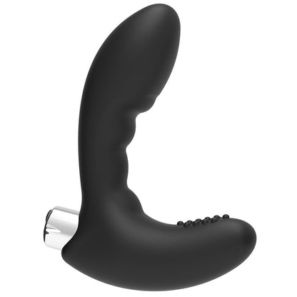 Addicted Toys Rechargeable Prostate Vibrator Model 4 - Black, 10 Vibration Modes, 100% Medical Silicone