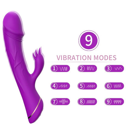 Armony Vibrators- Dildo Vibrator Iepure Silicon Violet