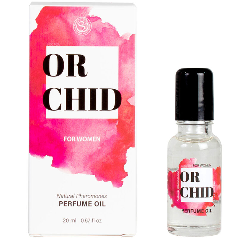 Secretplay - Perfume Oil With Natural Orchid Pheromones 20 ml - Female Perfume With Vanilla and Black Orchid Aroma