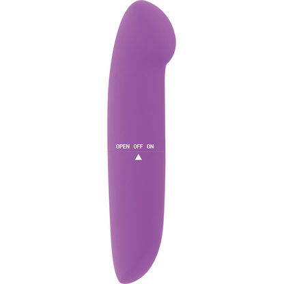 Glossy - Phil Violet Vibrator, G Spot Stimulation, Size 13cm, Powered by AA Battery