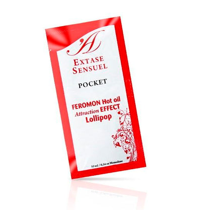 Extase Sensual- Ulei De Masaj Cu Efect Termic Feromoni Lollipop 10 Ml