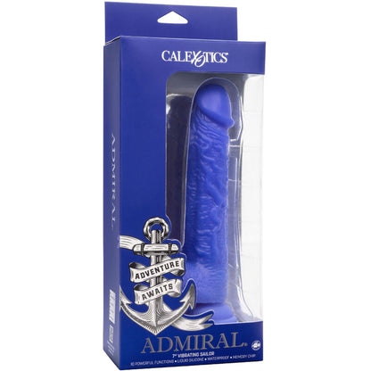 Calexotics- Amiral Marinar Realist Dildo Vibrator Albastru