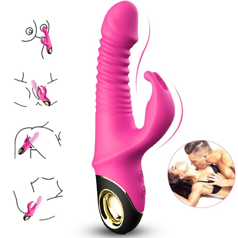 Armony Vibrators- Zing Vibrator Dildo Iepure Fuchsia