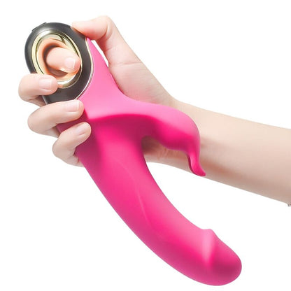 Armony Vibrators- Meteror Vibrator Dildo Iepure Rotator Fuchsia