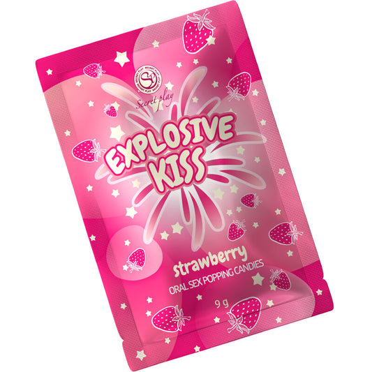 Secretplay Cosmetic - Explosive Candy With Strawberry Flavor, Secret Play For Unique Sensations