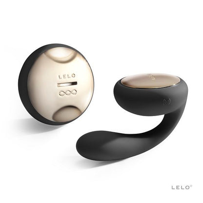 Lelo - Ida Black Vibrator for Couples with Vibrations and Rotations Inside, Remote Control