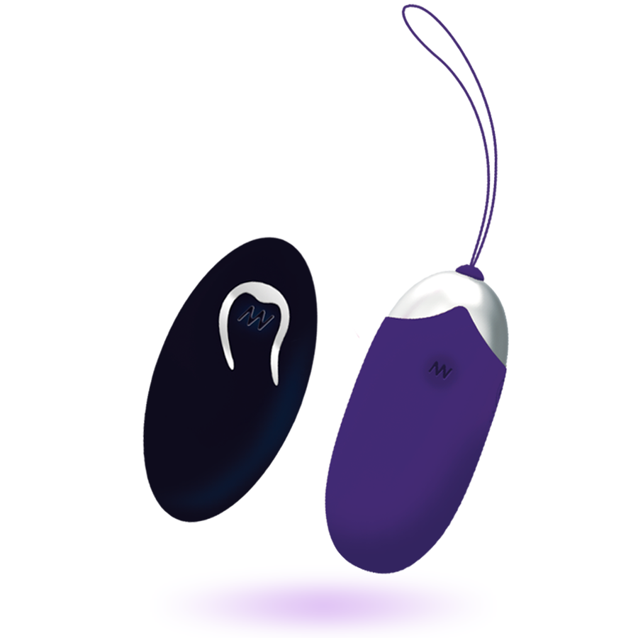 Intense Flippy II Egg Vibrator with Remote Control, Purple, from Intense Couples Toys