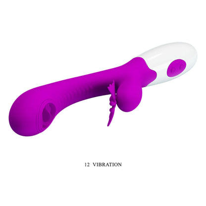 Pretty Love Smart - Moth Licking Clitoris Stimulation Vibrator - Purple