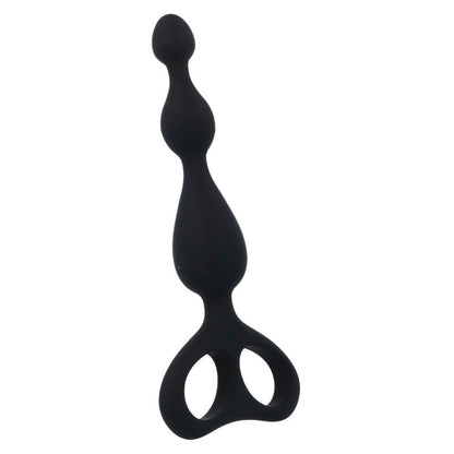 Intense Anal Toys - Danti Intense Anal Stimulator, Soft and Body Safe Silicone, Black, 3.3 x 17.5 cm