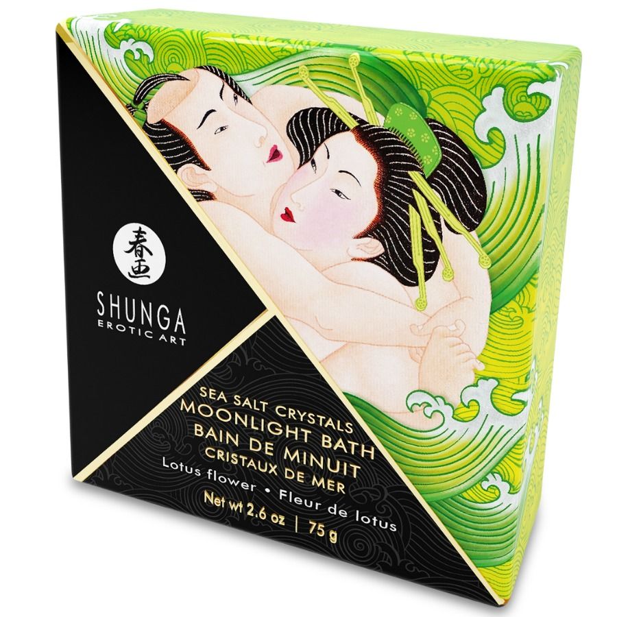 Shunga Bath Experience- Lotus Cu Aromă De Baie Sau Săruri 75 Gr