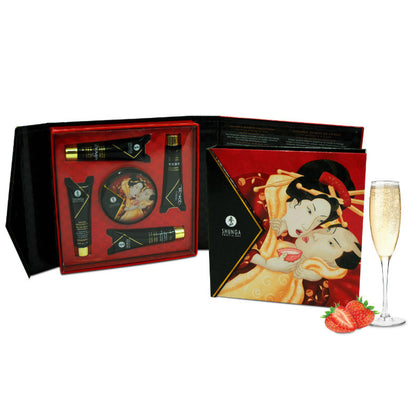 Shunga Kits-Vin Spumant De Căpșuni Geisha'S Secrets