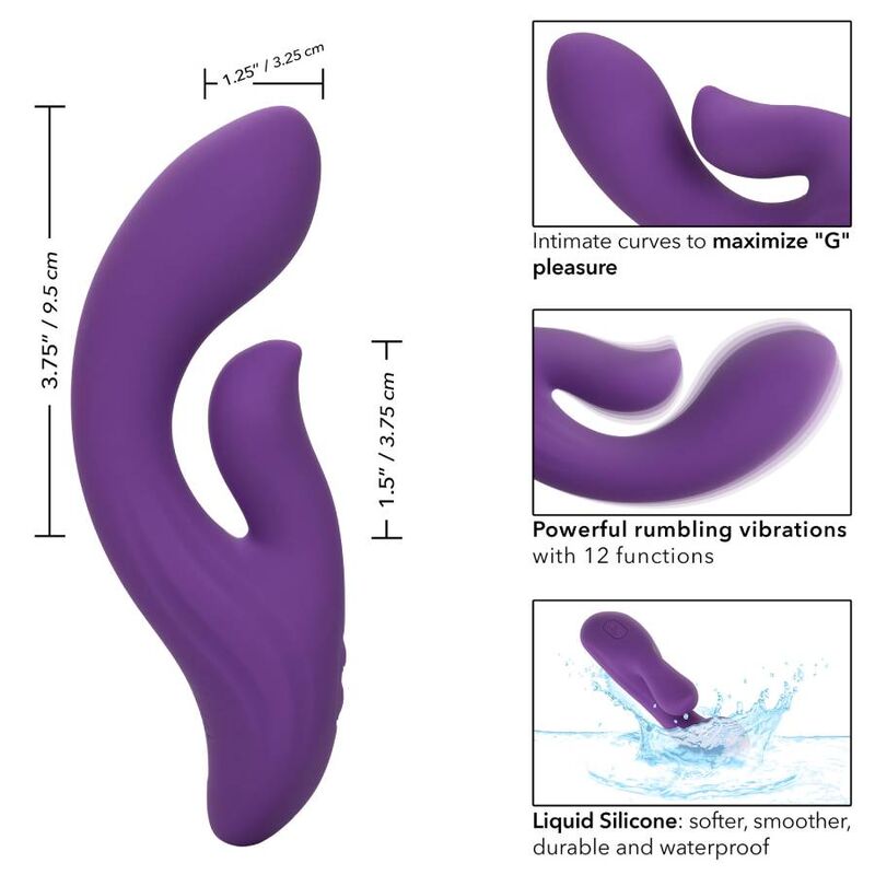 California Exotics- Stella Dual Pleaser Violet