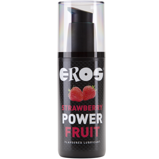 Eros - Strawberry Power Lubrifiant Cu Aromă De Fructe 125 Ml