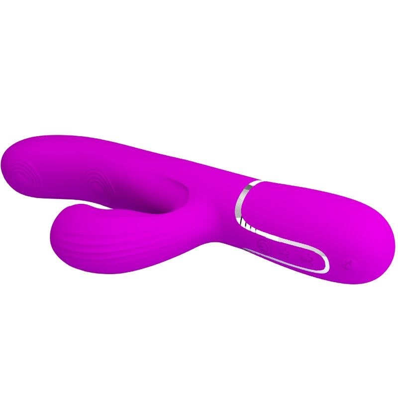 Pretty Love Flirtation- Perlita Multifuncțional 3 În 1 G Spot Vibrator Violet