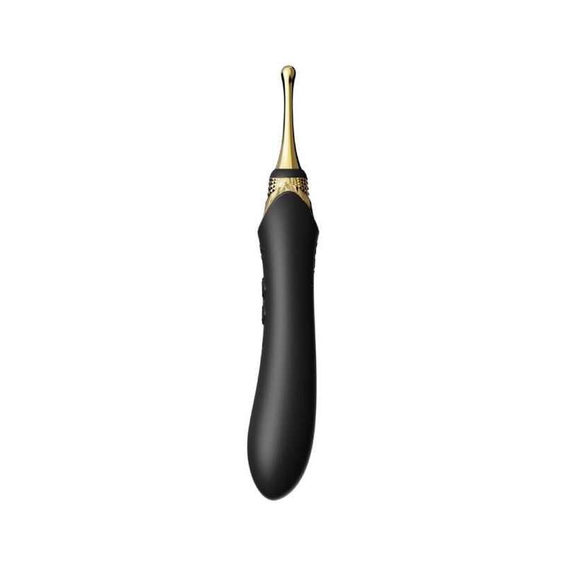 Zalo - Bess 2 Black Clitoris Massager with Heating Function and Additional Attachments