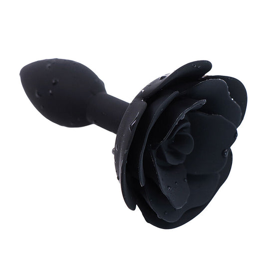 Ohmama Fetish - Silicone Anal Plug Black and Pink, Length 11cm, Diameter 3cm