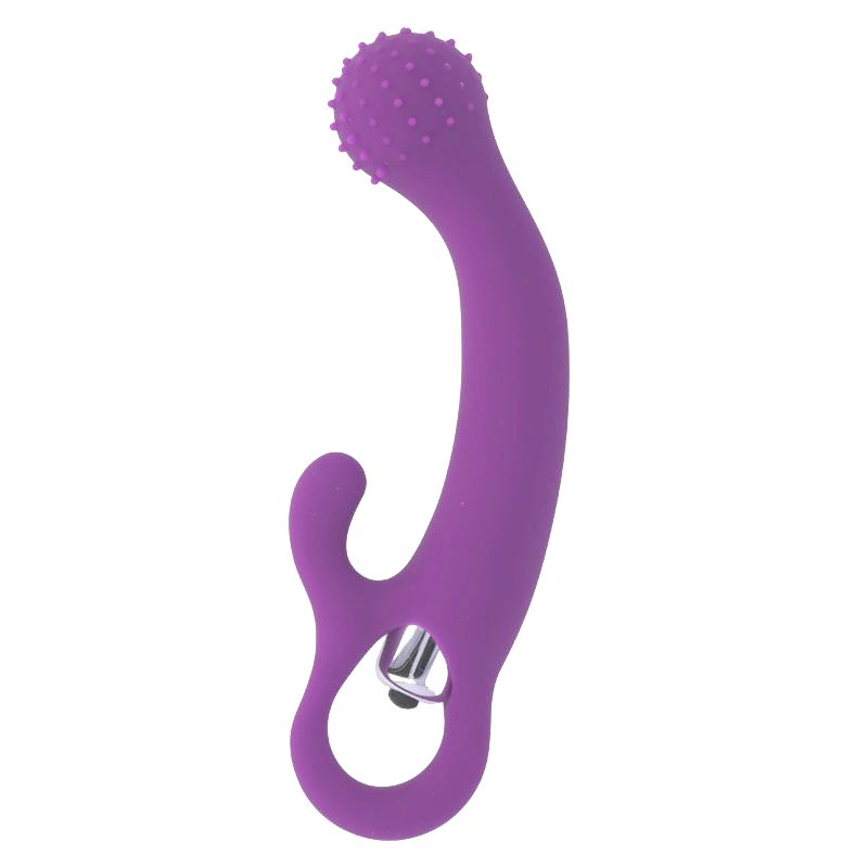 Intense Fun - Naila Purple Silicone Vibrator, G Spot, Clitoris Stimulator, Waterproof, Phthalate Free