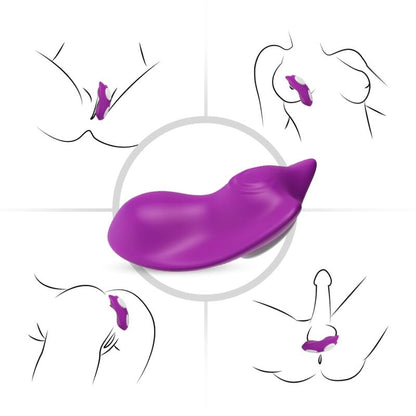 Armony Wearables- Fluture Purtabil Chiloți Vibrator Telecomandă Violet