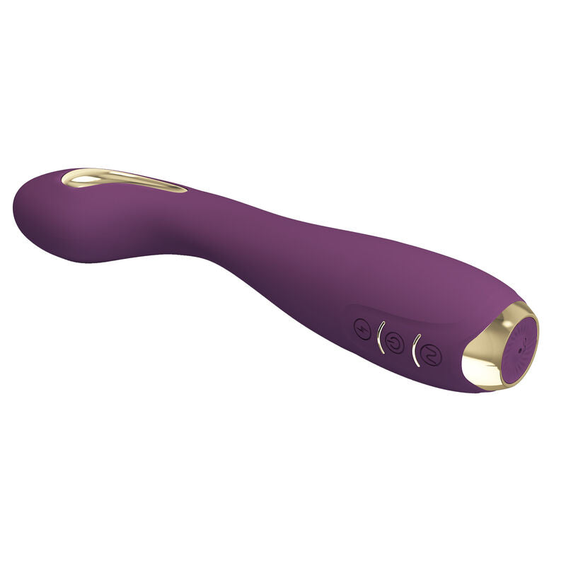 Pretty Love High Grade- Hector Electroshock Vibrator Prin App Control Violet