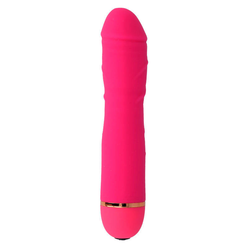 Intense Fun - Airon Vibrator with 20 Speeds, Soft Silicone, Water Resistant, 3.5 cm x 18 cm, Pink