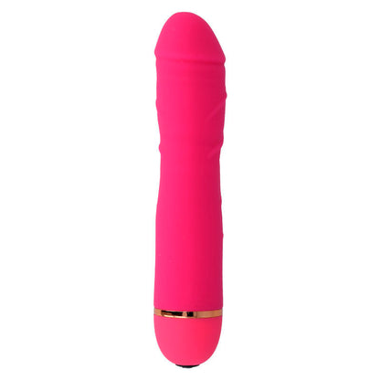 Intense Fun - Airon Vibrator with 20 Speeds, Soft Silicone, Water Resistant, 3.5 cm x 18 cm, Pink