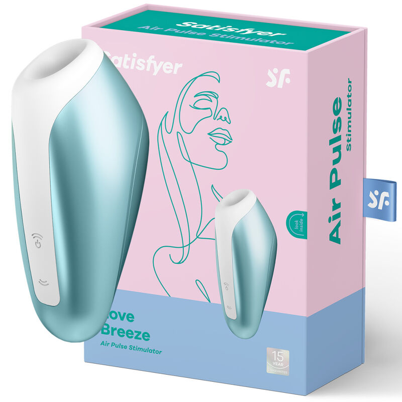 Satisfyer Air Pulse- Dragoste Briză De Aspirație De Aspirație Albastru Gheață