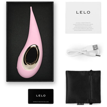 Lelo - Pink Dot Clitoral Stimulator, Infinite Loop Technology, 8 Powerful Pleasure Settings