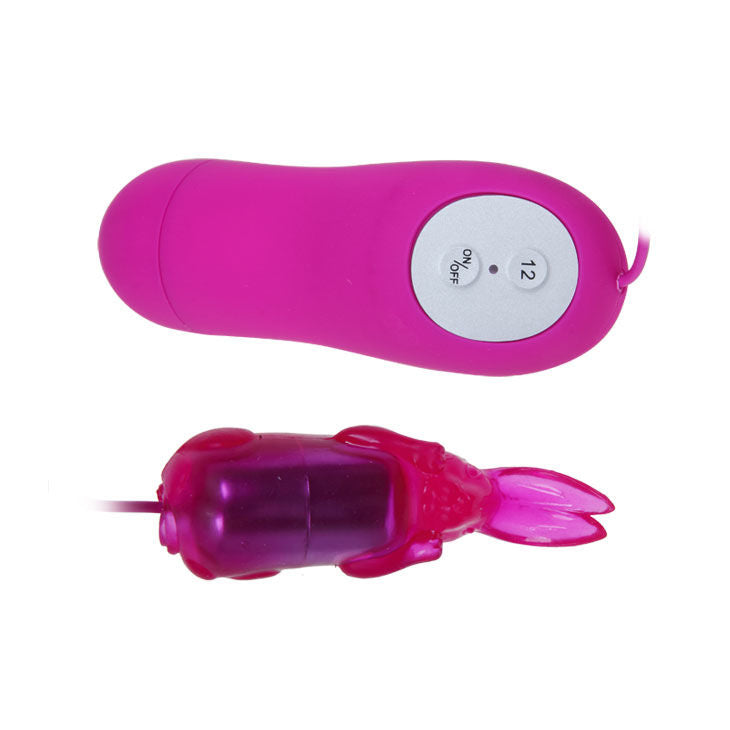 Baile Stimulating - Purple Secret Rabbit Vibrator with 12 Speeds, Totally Aquatic, Made of ABS/TPR Silicone