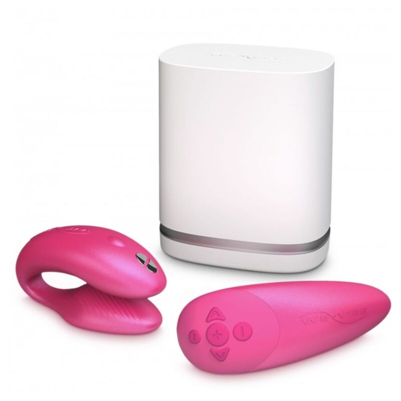 We-Vibe Chorus - Remote Control Couples Vibrator, Adjustable Adjustment, Powerful Vibrations, Waterproof - Pink