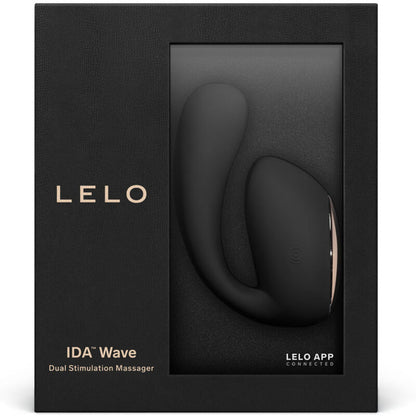 Lelo Ida Wave - Bluetooth Couple Massager - Black, WaveMotion Technology, App Control