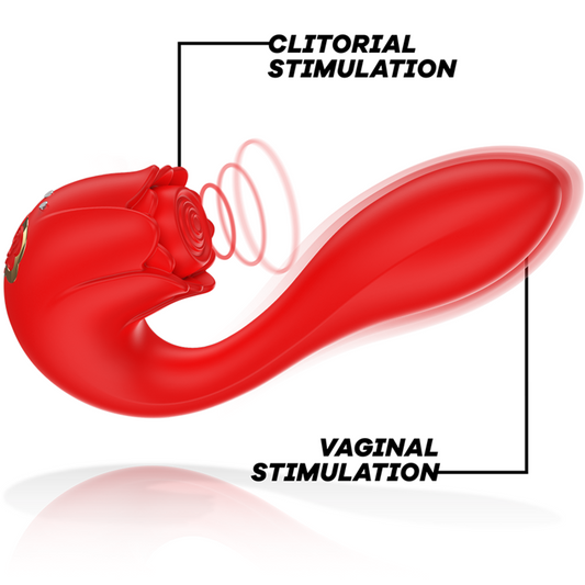 Mia- Selena Stimulator Vibrator + Tapping Roșu