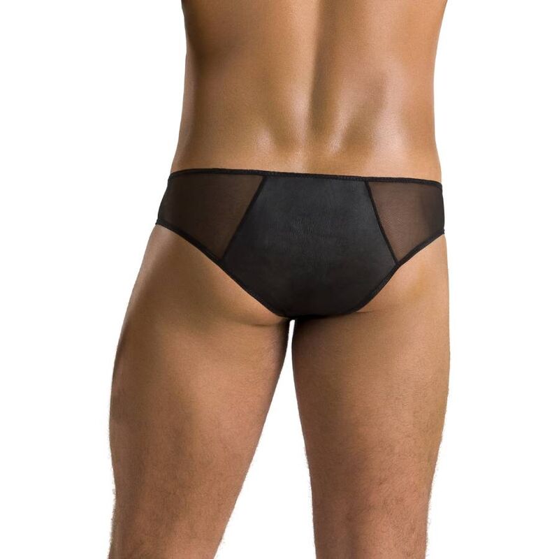 Passion Men - Brief Timmy Black L/XL - Material Polyurethane 60%, Polyester 40% - Made in Poland, Oeko-Tex Certified