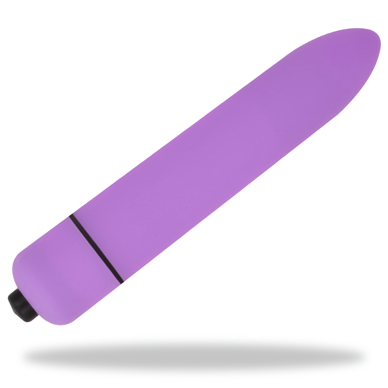 Ohmama Vibrators - Mini Bullet Vibrator 9cm Purple, Incredible Power, 1 Vibration Mode, AAA Battery (Not Included)