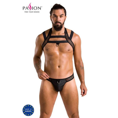 Passion Men - Set Jacob Black S/M, Material: 60% Polyurethane, 40% Polyester, Made in the EU, Oeko-Tex Certified