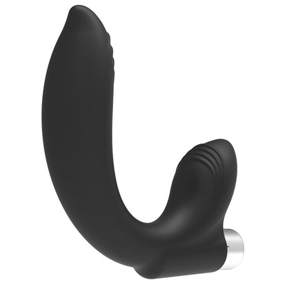 Addicted Toys Rechargeable Prostate Vibrator Model 7 - Black, 10 Vibration Modes, Medical Silicone, Water Resistant, USB Rechargeable