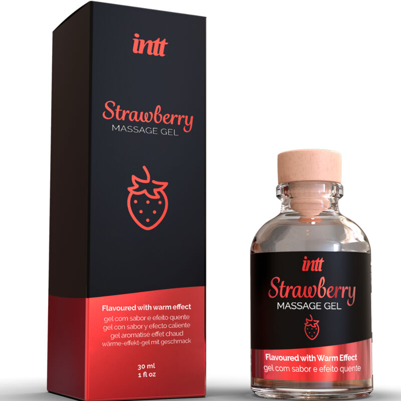 Intt Massage &amp; Oral Sex - Massage Gel With Hot Effect With Strawberry Flavor