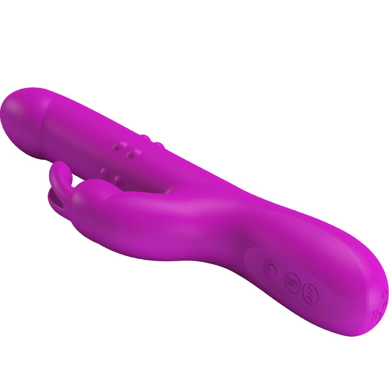 Pretty Love Flirtation-  Reese Rotating Vibrator Violet