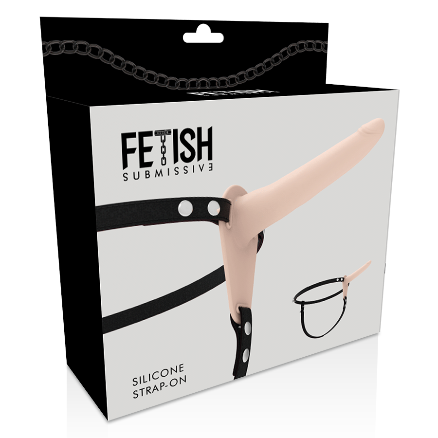 Fetish Submissive Harness - Fetish Harness For Submission, Silicone Flesh 15 cm, Elastic and Comfortable, For Easy Penetration