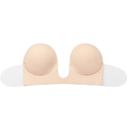 Bye Bra - U-Style Seamless Bra for Plunging Necks, Reusable