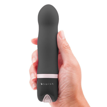 B Swish - Bdesired Deluxe Vibrator Black, Waterproof Silicone, 6 Functions, 15.24 cm