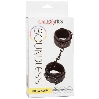 California Exotics - Boundless - Fully Adjustable BDSM Ankle Cuffs with Vegan Leather Lining