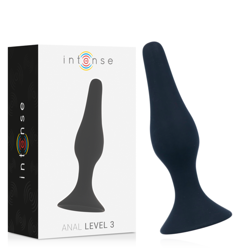 Intense Anal Toys-Intens Anal Nivel 3 12.5Cm Negru