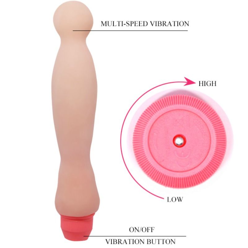 Baile Vibrators-Flexi Vibe Sensual Vibrator Cu Coloană Vertebrală 22 Cm