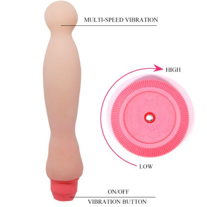 Baile Vibrators-Flexi Vibe Sensual Vibrator Cu Coloană Vertebrală 22 Cm