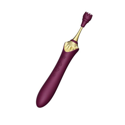 Zalo - Bess 2 Purple Clitoral Massager with Heating Function and Additional Attachments