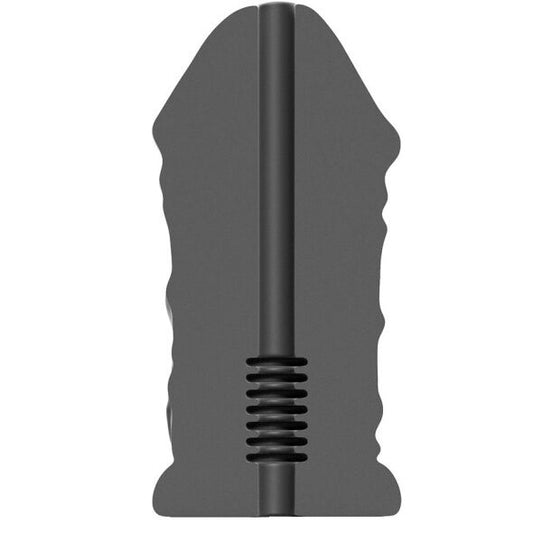 All Black - Masturbator Daddy, Toy with Realistic Details, 17 cm, Made in Belgium, Phthalates Free