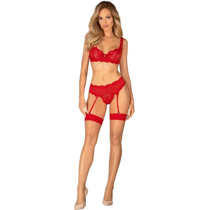 Obsessive Sets-  Amor Cherris Set 3 Piese S/M