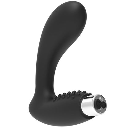 Addicted Toys Rechargeable Prostate Vibrator Model 5 - Black, 10 Vibration Modes, 100% Medical Silicone, Waterproof