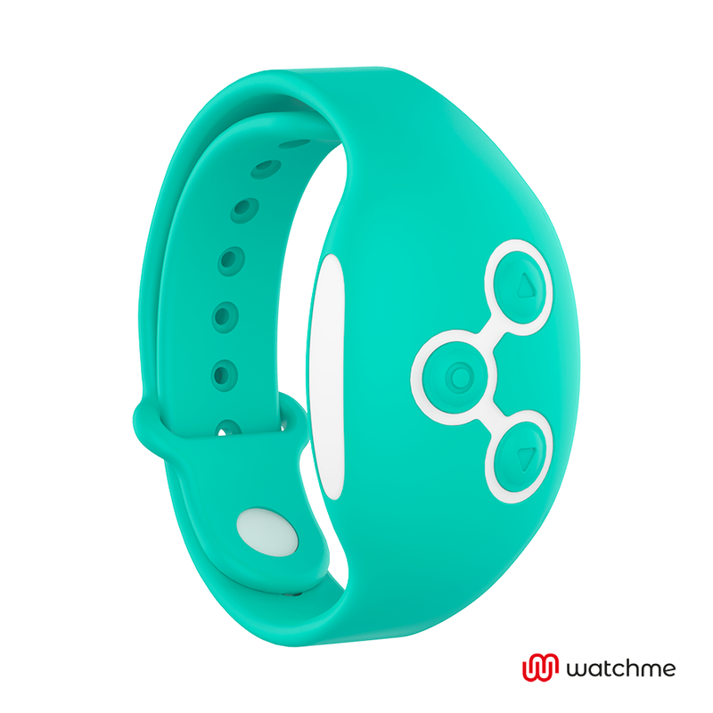 Watchme - Aquamarine Wireless Technology Watch, Sex Toy Control, IPX7 Water Resistant, Soft Silicone